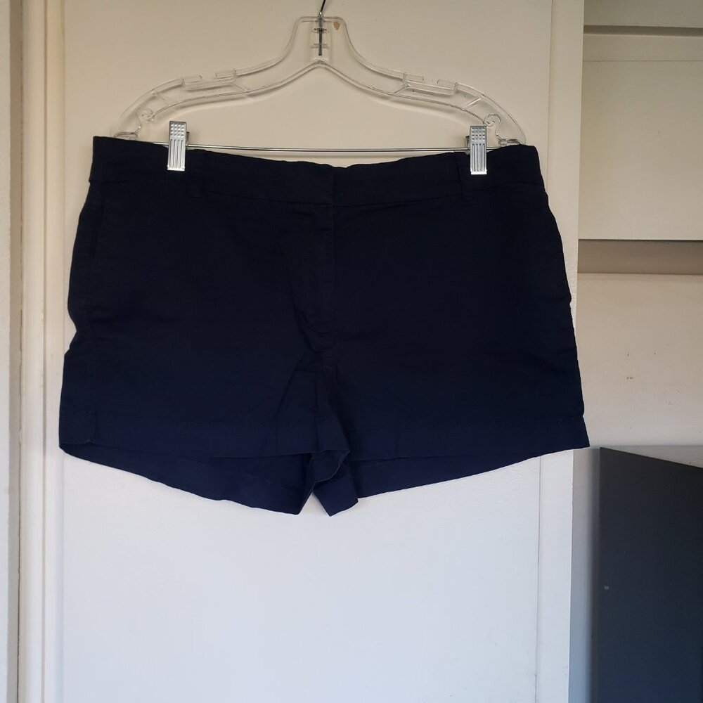 J. Crew Dark Blue Chino Shorts